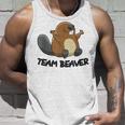 面白いビーバー分隊チームビーバー タンクトップ 彼への贈り物