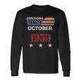 1959年以来素晴らしいヴィンテージアメリカ国旗クラシック1959年10月。 長袖Tシャツ ギフトのアイデア