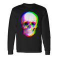 3Dスカル。 長袖Tシャツ ギフトのアイデア