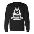 43年のお祝い イベント、記念日、誕生日。 長袖Tシャツ ギフトのアイデア