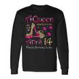 4月14日に女王が生まれた私にお誕生日おめでとう 長袖Tシャツ ギフトのアイデア