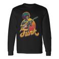 70年代レトロ・ファンク・アフロ・バンド・ギタリスト ジャズ・ファンク&ソウル 長袖Tシャツ ギフトのアイデア