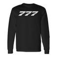 777 旅客機飛行機 Avgeeks 長袖Tシャツ ギフトのアイデア