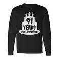 91年のお祝い イベント 記念日 誕生日 長袖Tシャツ ギフトのアイデア