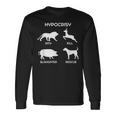 Animal Rights Hypocrisyegan 長袖Tシャツ ギフトのアイデア