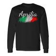 Aprilia イタリア 国旗 イタリア お土産 贈り物 お揃い イタリアン 長袖Tシャツ ギフトのアイデア