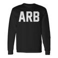 Arb International Airport Code Ann Arbor Michigan Travel 長袖Tシャツ ギフトのアイデア