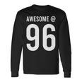 Awesome At 96 面白い96歳の誕生日のお祝いに 長袖tシャツ 長袖Tシャツ ギフトのアイデア