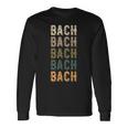 Bach パーソナライズ 同窓会 おそろい ファミリーネーム 長袖Tシャツ ギフトのアイデア