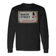 Bakertreet W1 London England Old Rustedstreet サインtシャツ 長袖Tシャツ ギフトのアイデア