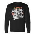 Words Best Father Pink Father’S Day 長袖Tシャツ ギフトのアイデア