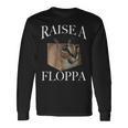 Big Floppa カラカルキャットミーム Raise A Floppa 長袖tシャツ 長袖Tシャツ ギフトのアイデア