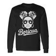 Boricua プエルトリコ ヒスパニック遺産 長袖Tシャツ ギフトのアイデア