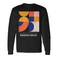 Bossa Nova ブラジル ジャズミュージック ヴィンテージモダンデザインtシャツ 長袖Tシャツ ギフトのアイデア