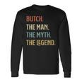 Butch The Man Myth And Legend ファニーネーム カスタマイズ可 長袖Tシャツ ギフトのアイデア