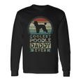 Coolest Poodle Daddy Ever Father's Day Dad 長袖Tシャツ ギフトのアイデア