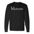 Detroit City Michigan Motor Motown 長袖Tシャツ ギフトのアイデア