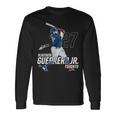 Dynamic Poseladimir Guerrero Jr Toronto Baseball Mlbpa 長袖Tシャツ ギフトのアイデア