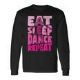Eatleep Dance リピートダンサー メンズ レディース ダンサー ラブダンス 長袖Tシャツ ギフトのアイデア