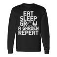 Eatleep Grow A Garden Repeat 面白い ガーデニング ゲーム 長袖Tシャツ ギフトのアイデア
