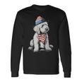 Goldendoodle 7月4日 愛国的 ゴールデンドゥードル 犬 長袖Tシャツ ギフトのアイデア