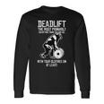Gorilla Lifting Fitness ファニーデッドリフト ジム ワークアウト 長袖Tシャツ ギフトのアイデア