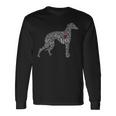 Greyhound I Love Greyhounds 長袖Tシャツ ギフトのアイデア