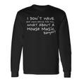 House Music ソウルフルディープファンキーハウス 長袖Tシャツ ギフトのアイデア