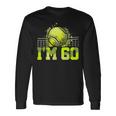 I'm 60 ラケット スポーツ テニス 選手 大人 還暦 長袖Tシャツ ギフトのアイデア
