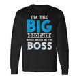 I'm The Big Brother Makes Me The Boss Pregnancy 長袖Tシャツ ギフトのアイデア