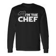 メンズ I'm The Chef クッキングハット フードクッキング シェフ キッチン フードクック 長袖Tシャツ ギフトのアイデア