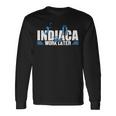 Indiaca First Work Later Handhuttlecock Peteca Indiaca 長袖Tシャツ ギフトのアイデア