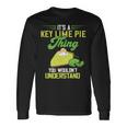 Key Lime Pie Thing レモンパイ デザート タルト フロリダパイ 長袖tシャツ 長袖Tシャツ ギフトのアイデア