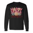 Latch Hook Yarn Crochet New Year 2026 Disco Ball Fireworks Long Sleeve T-Shirt Gifts ideas