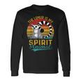 The Lemur Is Mypirit アニマルシャツ ファニーベンテージ キツネザル 長袖Tシャツ ギフトのアイデア