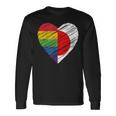 Lgbtq Japan ゲイプライド ハート ゲイとレズビアンの愛 Lgbt 長袖Tシャツ ギフトのアイデア