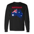 I Love Australia Enjoy Wear Australia Flag Graphic Cool 長袖Tシャツ ギフトのアイデア