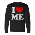 I Love Me シャツ Y2k ジョーク I Heart Me Love Myself Maine 長袖Tシャツ ギフトのアイデア