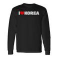 I Love ハート Korea 長袖Tシャツ ギフトのアイデア