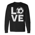 Loveoocer 愛を言うサッカー 長袖Tシャツ ギフトのアイデア