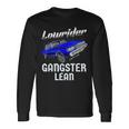 Lowrider Gangster Lean Low &Low Chicano Cholo ビンテージカー 長袖Tシャツ ギフトのアイデア
