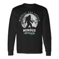 Mingus Texas Bigfoot Night Walk Retro Moon 長袖tシャツ 長袖Tシャツ ギフトのアイデア