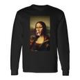 Mona Lisa チューインガム レオナルド・ダ・ヴィンチ ジョコンダ イタリアアート 長袖Tシャツ ギフトのアイデア