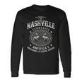 Nashville Music City Usa ビンテージギター 長袖Tシャツ ギフトのアイデア