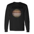 Nerdy Jupiter 天文学 科学惑星 太陽系 事実 B 長袖Tシャツ ギフトのアイデア