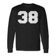 Number 38Ports Jersey Player 38 Fan Front Printarsity 長袖Tシャツ ギフトのアイデア