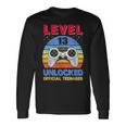Official Nager 13Th Birthday Level 13 Unlocked 長袖Tシャツ ギフトのアイデア