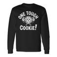 One Tough Cookie 面白い ベーキング ジム ユーモア 長袖Tシャツ ギフトのアイデア