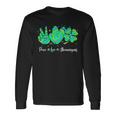 Peace Lovehenaniganst Patrick's Day Green Tie Dye 長袖Tシャツ ギフトのアイデア