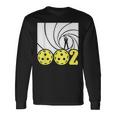 Pickleball 002 スパイパロディ 面白いピックルボールパドルプレーヤー 長袖Tシャツ ギフトのアイデア
